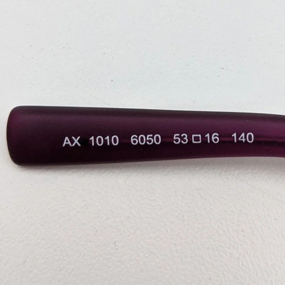 🕶️Armani Exchange AX1010 6050 Eyeglasses 53/16 140 /KAG724🕶️ - Picture 3 of 7